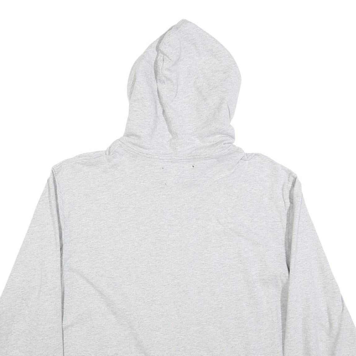CHAMPION Womens Grey Pullover Hoodie L Cotton Blend Casual Sweatshirt
