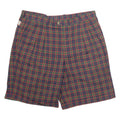 MCGREGOR Mens Chino Shorts Black Relaxed Check M W34