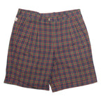 MCGREGOR Mens Chino Shorts Black Relaxed Check M W34