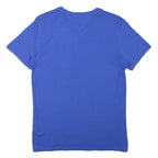 TOMMY HILFIGER Mens Blue S Crew Neck Short Sleeve T-Shirt Cotton Blend