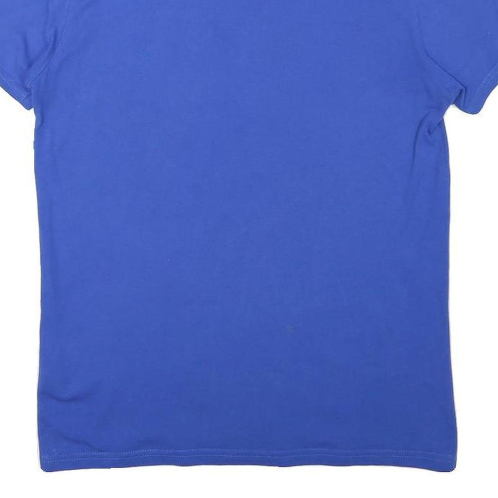 TOMMY HILFIGER Mens Blue S Crew Neck Short Sleeve T-Shirt Cotton Blend