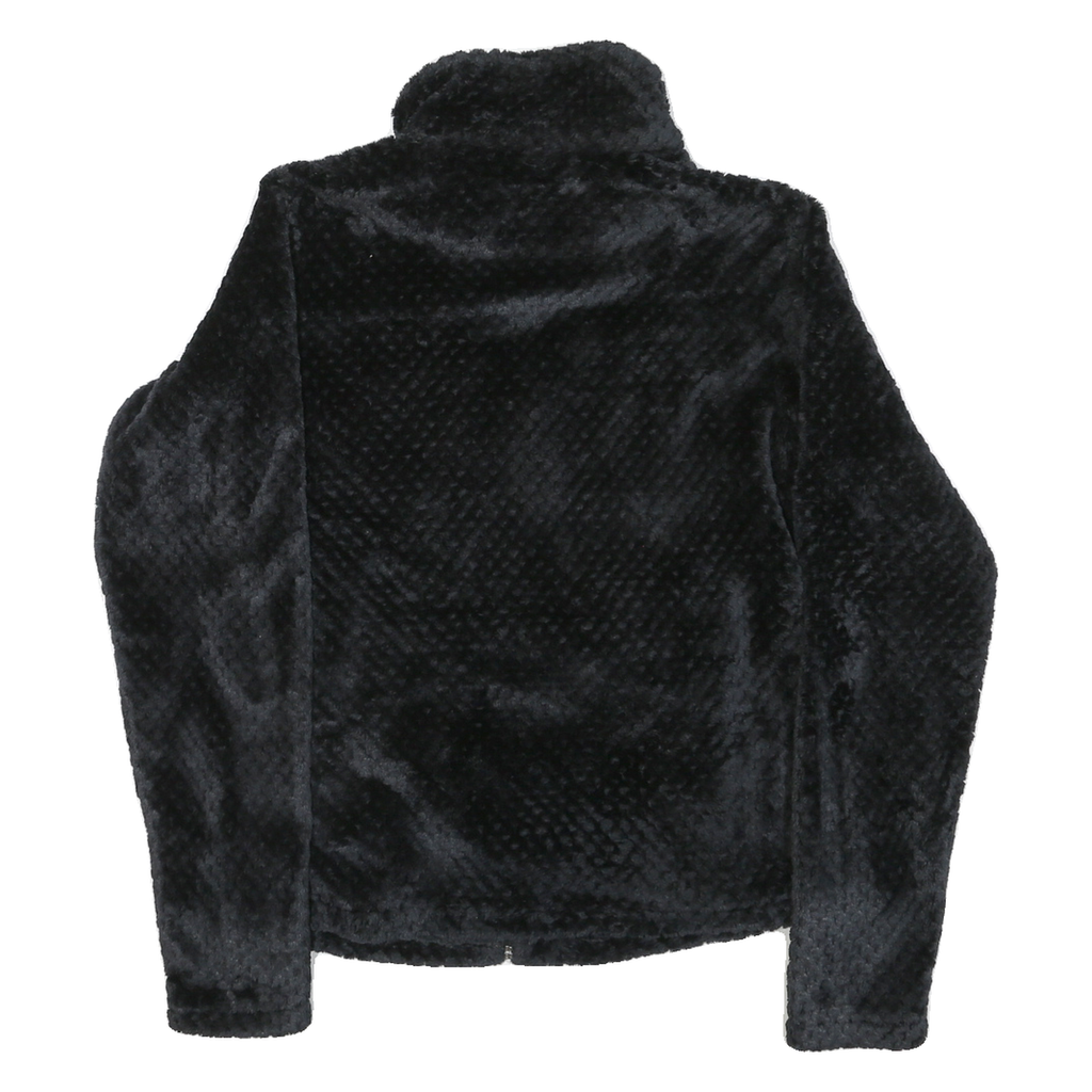 COLUMBIA Womens Black Jacket S Polyester Blend Plain Zip Outdoor Casual Warm