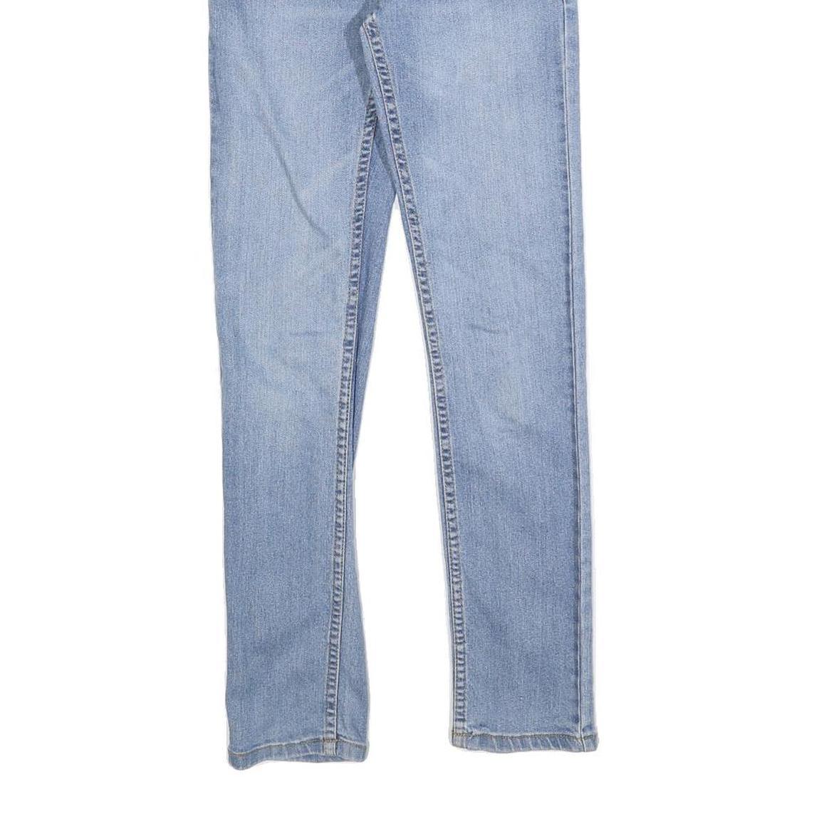 LEVI'S 510 Girls Jeans Blue Slim Skinny Denim Light W25 L28 Cotton Blend Zip