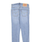 LEVI'S 510 Girls Jeans Blue Slim Skinny Denim Light W25 L28 Cotton Blend Zip
