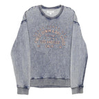 GUESS JEANS Mens Blue Round Neck S Sweatshirt Cotton Casual Pullover