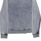 GUESS JEANS Mens Blue Round Neck S Sweatshirt Cotton Casual Pullover