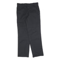 DICKIES Mens Cotton Blend Black Regular Fit Straight Leg Trousers W33 L32