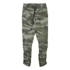 H&M Mens Slim Fit Camouflage Drawstring Trousers W28 L27 Casual Comfortable