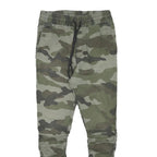 H&M Mens Slim Fit Camouflage Drawstring Trousers W28 L27 Casual Comfortable