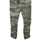 H&M Mens Slim Fit Camouflage Drawstring Trousers W28 L27 Casual Comfortable