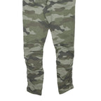 H&M Mens Slim Fit Camouflage Drawstring Trousers W28 L27 Casual Comfortable