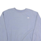 THE NORTH FACE Womens Blue Crew Neck XS Cotton Sweatshirt Casual Outdoor