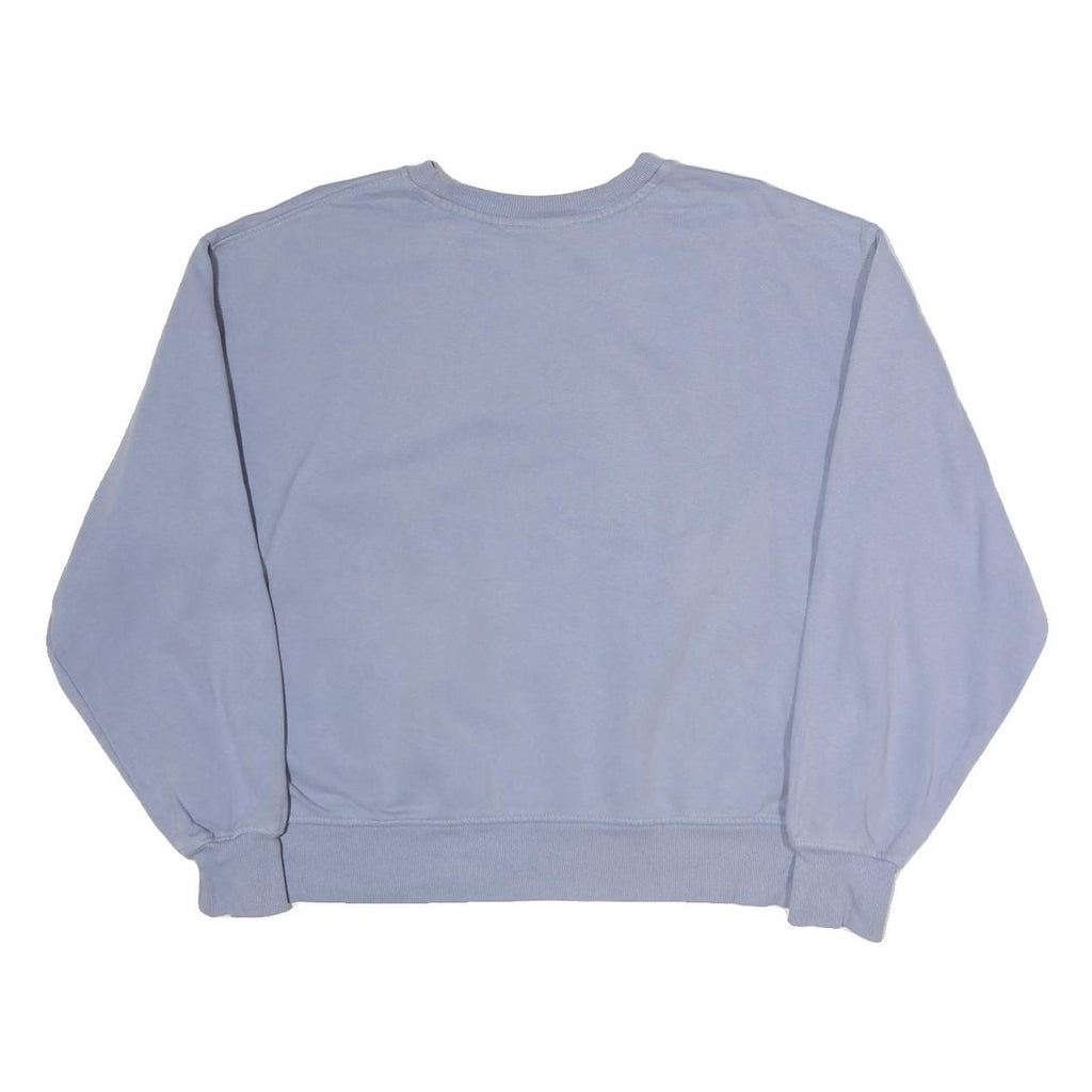 THE NORTH FACE Womens Blue Crew Neck XS Cotton Sweatshirt Casual Outdoor