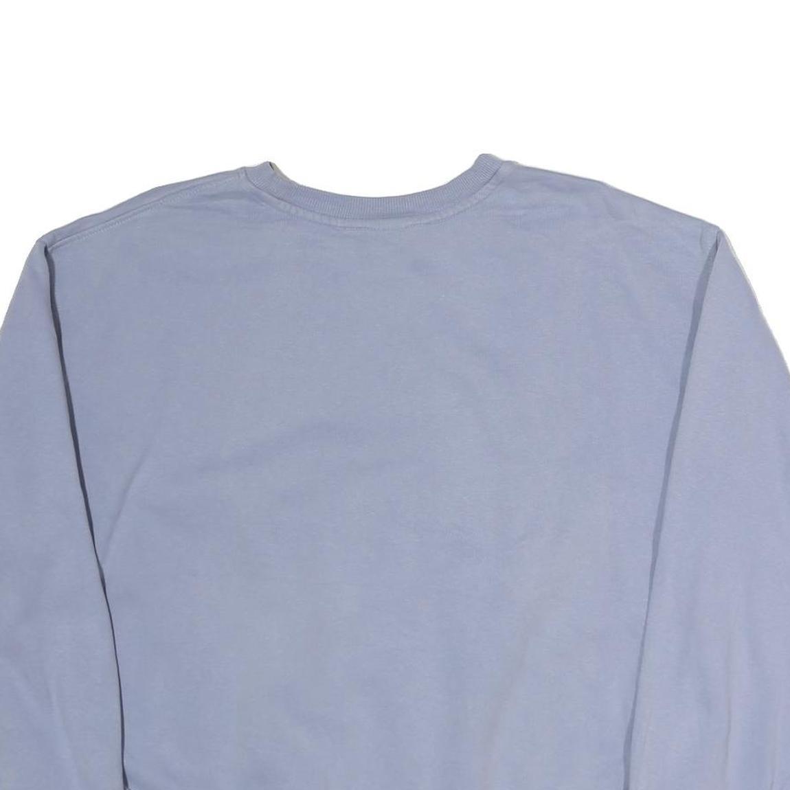 THE NORTH FACE Womens Blue Crew Neck XS Cotton Sweatshirt Casual Outdoor