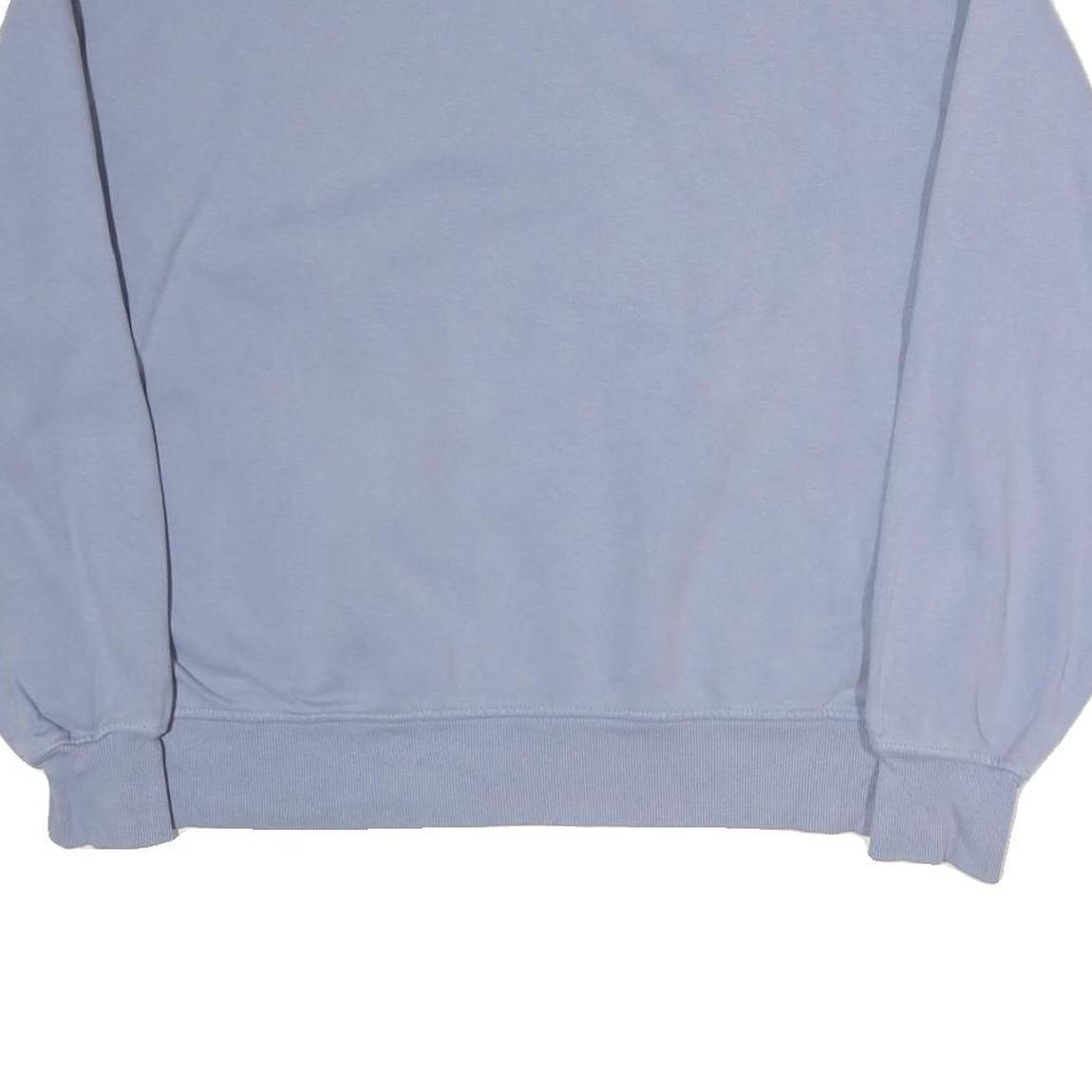 THE NORTH FACE Womens Blue Crew Neck XS Cotton Sweatshirt Casual Outdoor