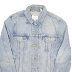 LEVI'S Womens Blue Denim Button Jacket XS Cotton Blend Classic Fit