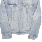 LEVI'S Womens Blue Denim Button Jacket XS Cotton Blend Classic Fit