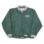 LEVI'S Mens Green Bomber Jacket M Polyester Zip Pocketed Casual Outerwear
