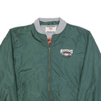 LEVI'S Mens Green Bomber Jacket M Polyester Zip Pocketed Casual Outerwear