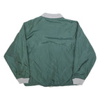 LEVI'S Mens Green Bomber Jacket M Polyester Zip Pocketed Casual Outerwear