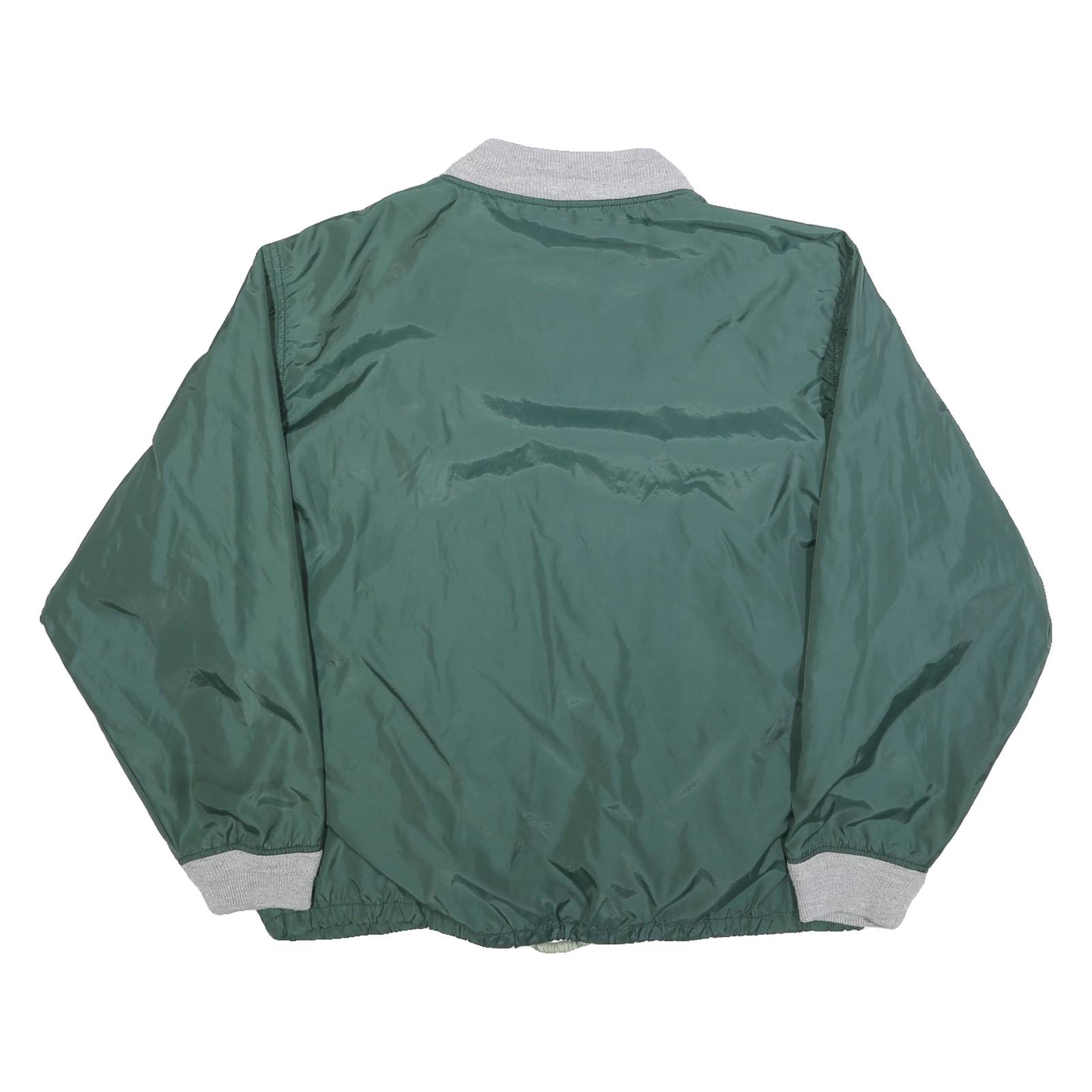 LEVI'S Mens Green Bomber Jacket M Polyester Zip Pocketed Casual Outerwear