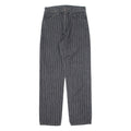 WRANGLER Striped Womens Trousers Grey Regular Straight W26 L30