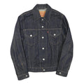 LEVI'S Womens Blue Denim Jacket S Cotton Blend Classic Button Closure