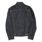 LEVI'S Womens Blue Denim Jacket S Cotton Blend Classic Button Closure