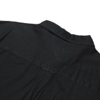 NAUTICA Mens Black Shirt L Cotton Blend Comfortable Casual Button Shirt