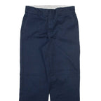 DICKIES Mens Trousers Blue Regular Straight W32 L30