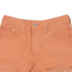 LEVI'S Womens Denim Shorts Orange S W28
