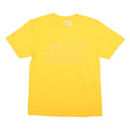 ADIDAS Mens Yellow All Gold Everything Graphic T-Shirt L Short Sleeve Crew Neck