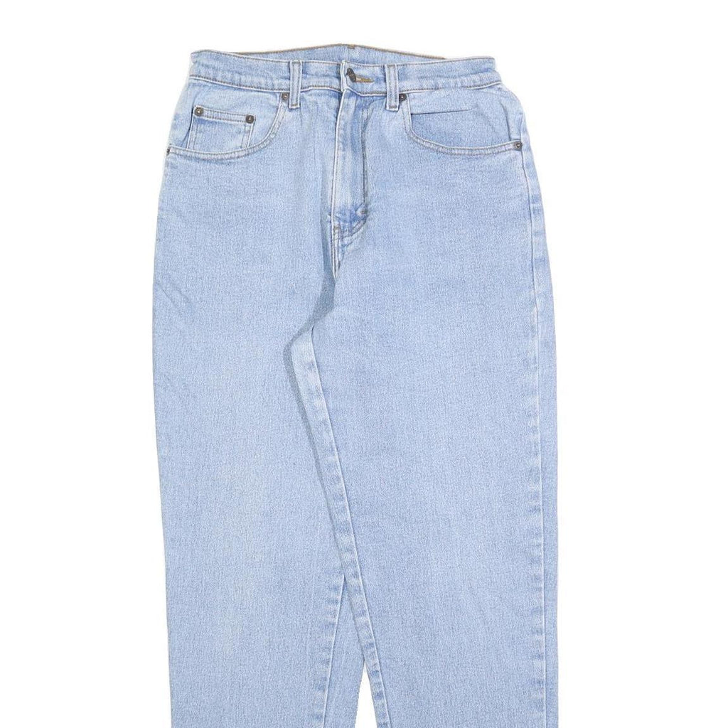 JORDACHE Womens Jeans Blue Regular Straight Denim Light W28 L30 Classic Fit