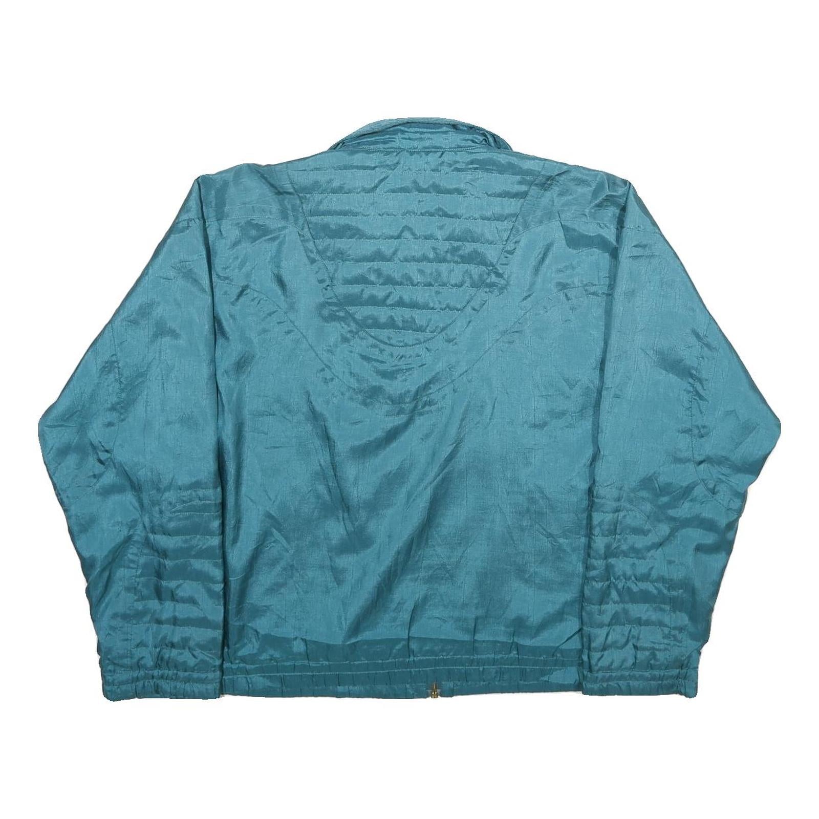 TAIL Womens Blue Jacket S Polyester Blend Zip Classic Casual Lightweight