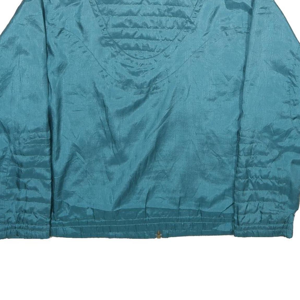 TAIL Womens Blue Jacket S Polyester Blend Zip Classic Casual Lightweight