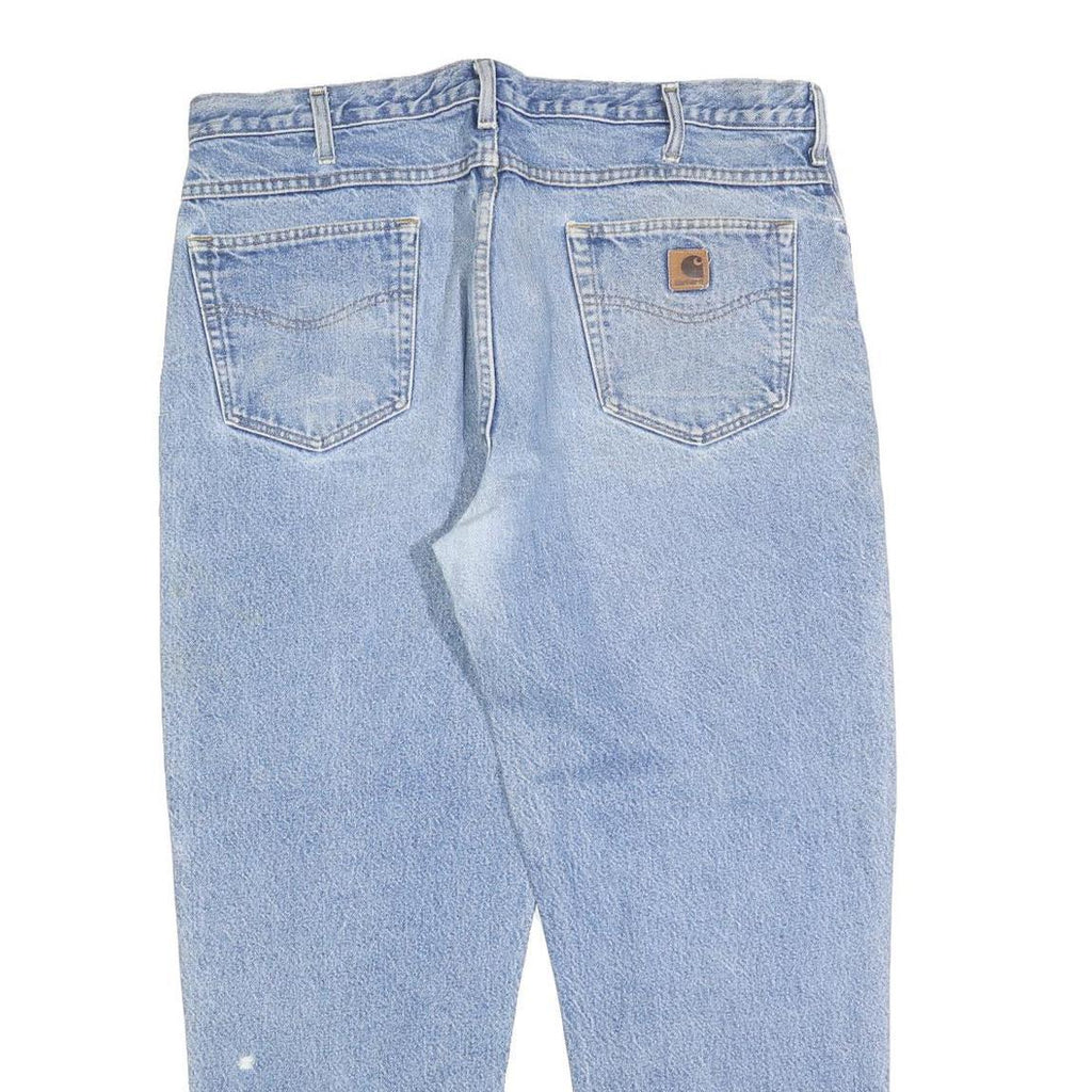 CARHARTT Mens Jeans Blue Regular Straight Denim Medium W40 L30 Workwear Style