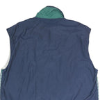 BUDMIL Mens Green & Navy XL Polyester Blend Jacket Zip Plaid Retro Style