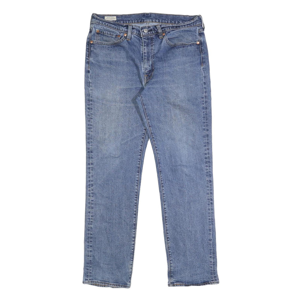 LEVI'S 514 BIG E Mens Jeans Blue Slim Straight Denim Medium W34 L32 Classic Fit