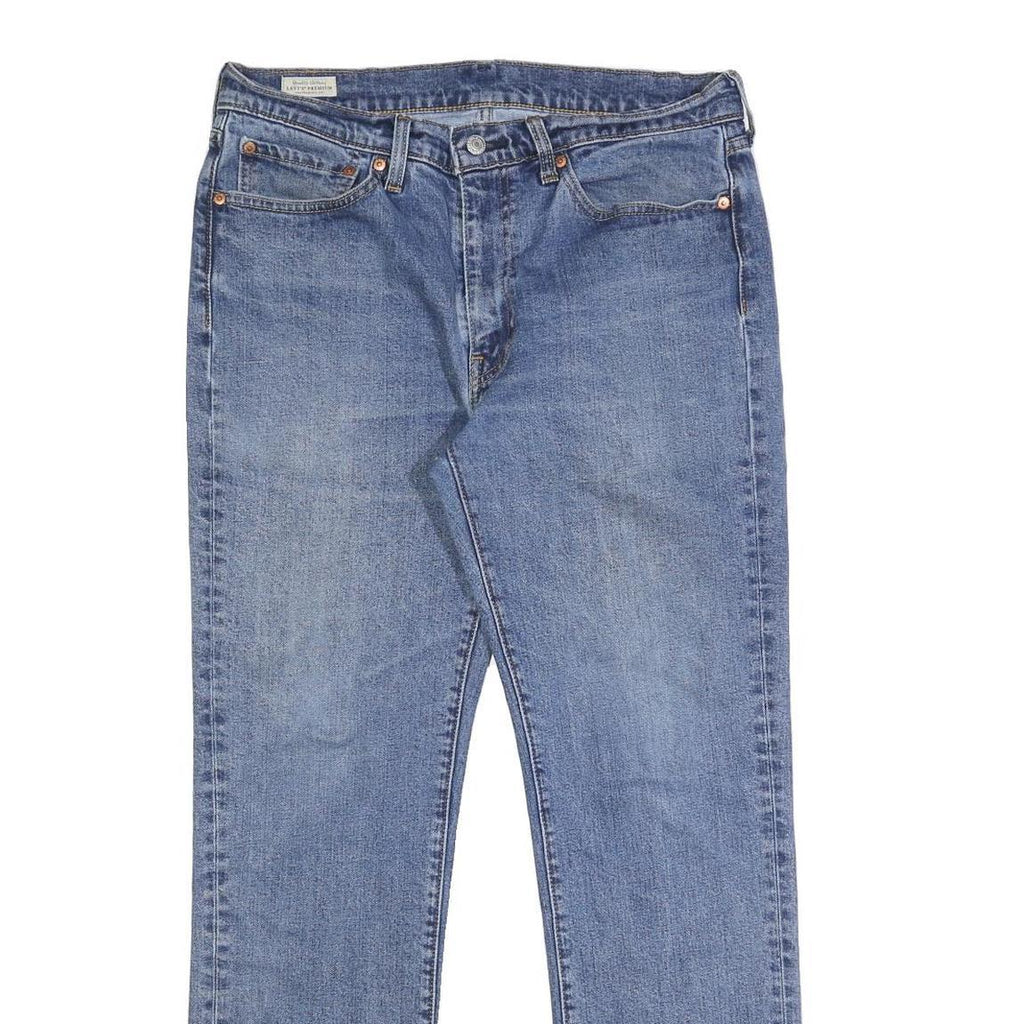 LEVI'S 514 BIG E Mens Jeans Blue Slim Straight Denim Medium W34 L32 Classic Fit