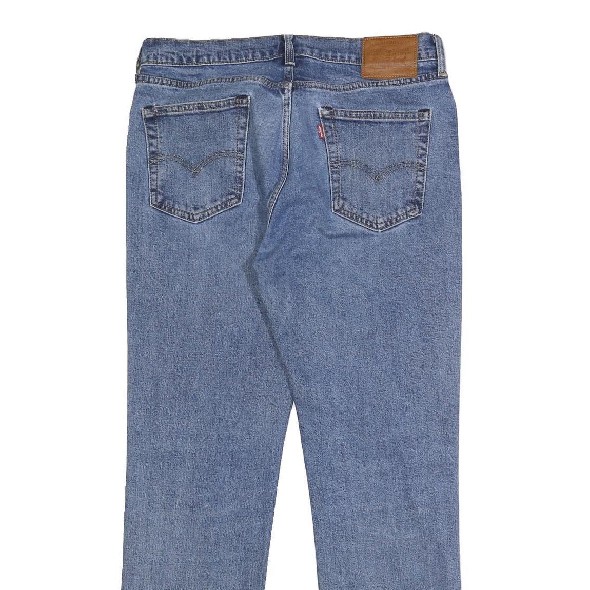 LEVI'S 514 BIG E Mens Jeans Blue Slim Straight Denim Medium W34 L32 Classic Fit