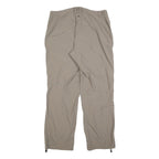 SCHOFFEL Womens Relaxed Beige Polyester Blend Zip Trousers W36 L30 Outdoor