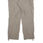 SCHOFFEL Womens Relaxed Beige Polyester Blend Zip Trousers W36 L30 Outdoor