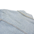 LEVI'S Mens Blue Denim Jacket L Cotton Classic Button Closure Casual Outerwear
