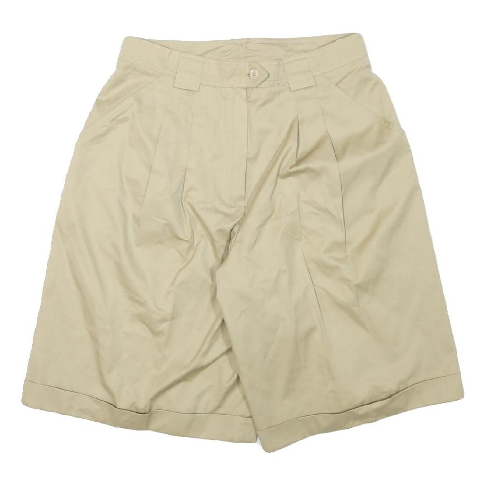 MAX MARA Womens Shorts Beige Casual Plain M W29 Classic Cotton Blend