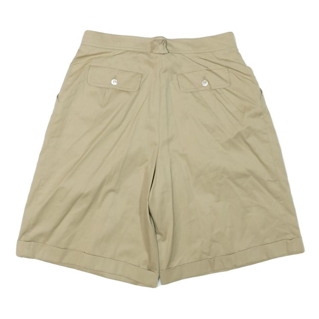 MAX MARA Womens Shorts Beige Casual Plain M W29 Classic Cotton Blend