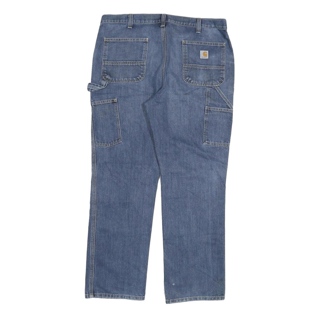 CARHARTT Mens Relaxed Fit Blue Denim Jeans W38 L32 Workwear Casual Durable