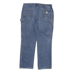 CARHARTT Mens Relaxed Fit Blue Denim Jeans W38 L32 Workwear Casual Durable