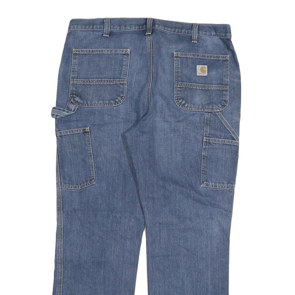 CARHARTT Mens Relaxed Fit Blue Denim Jeans W38 L32 Workwear Casual Durable