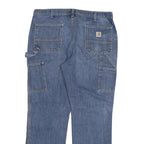 CARHARTT Mens Relaxed Fit Blue Denim Jeans W38 L32 Workwear Casual Durable