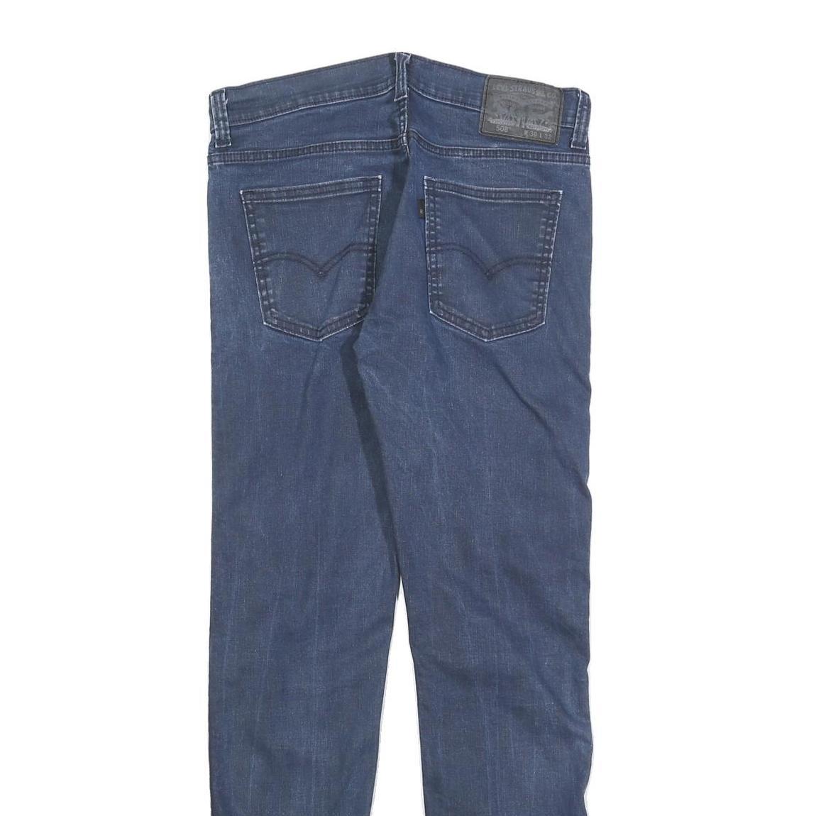 LEVI'S 508 Tapered Mens Jeans Blue Slim Tapered Denim Medium W30 L32